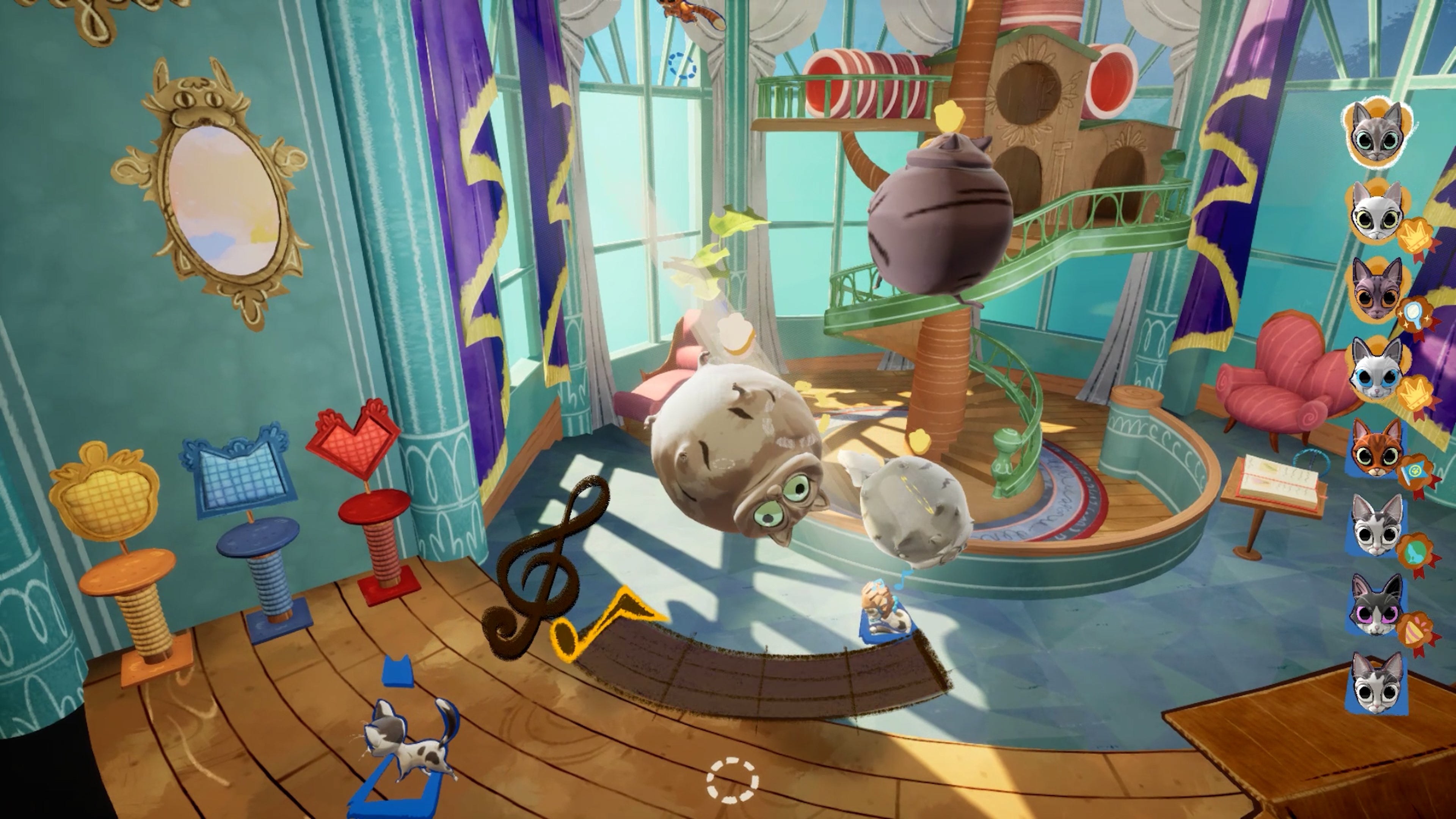 Jumping Jazz Cats mashes the multiplayer minigames of Fall Guys with Disney's Aristocats