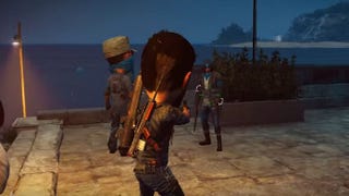 Use the balloon weapon in Just Cause 3 to make NPC's heads swell
