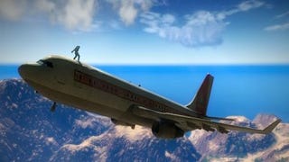 Just Cause 2 screens, trailer show flying machines