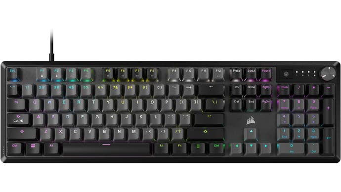 corsair k70 core gaming keyboard in black