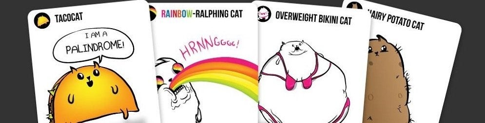 Kaartspel Exploding Kittens haalt doel op Kickstarter