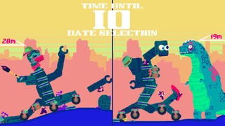 Stoke the atomic fires of love in free romantic build 'em up Kaiju Super Datetech