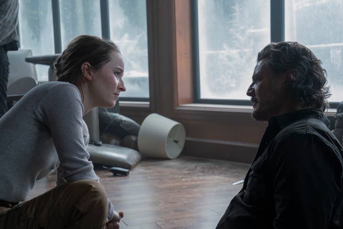 Abby and Joel in The Last of Us season two