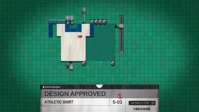 A t-shirt is finished connected the workspace, with the words "Design approved" below.