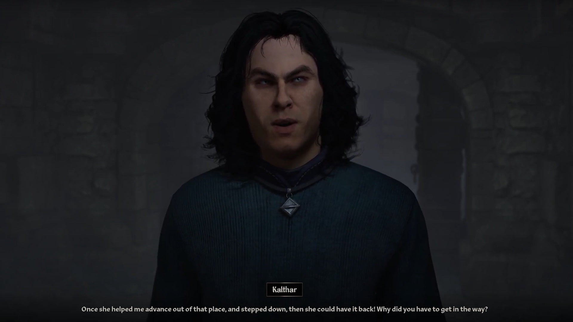 An angry fellow named Kalthar admonishes the player in The Elder Scrolls IV: Oblivion Remastered. - 7