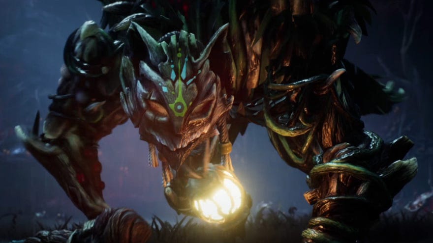 The Corrupt Taro boss in Kena: Bridge Of Spirits.