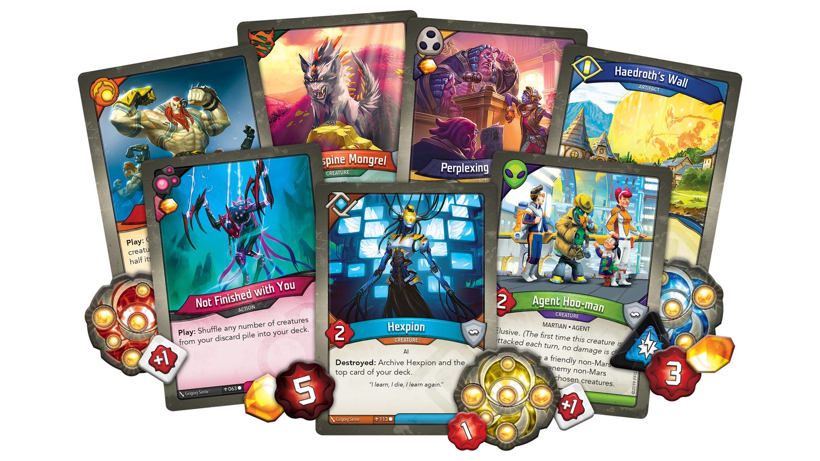 Keyforge Age of Ascension Stimrager Playmat 24x14 Keyforge Age of Ascension Stimrager Playmat 24x14