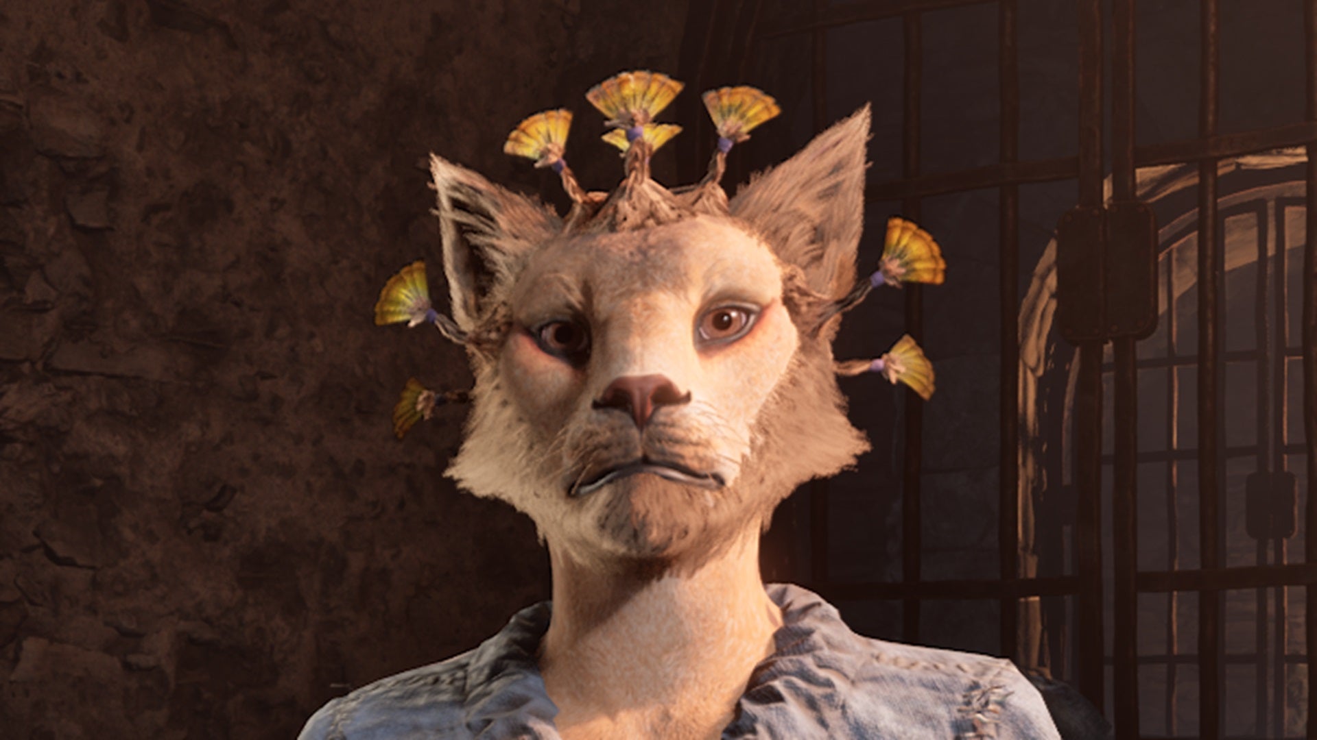 A Khajiit with a large number of striking hair braids in The Elder Scrolls IV: Oblivion Remastered. - 9