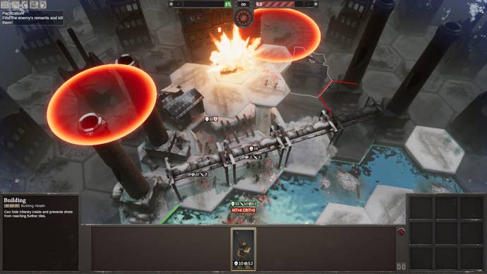 Blowing up a tank in Khaligrad.