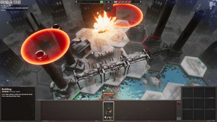 Blowing up a tank in Khaligrad.