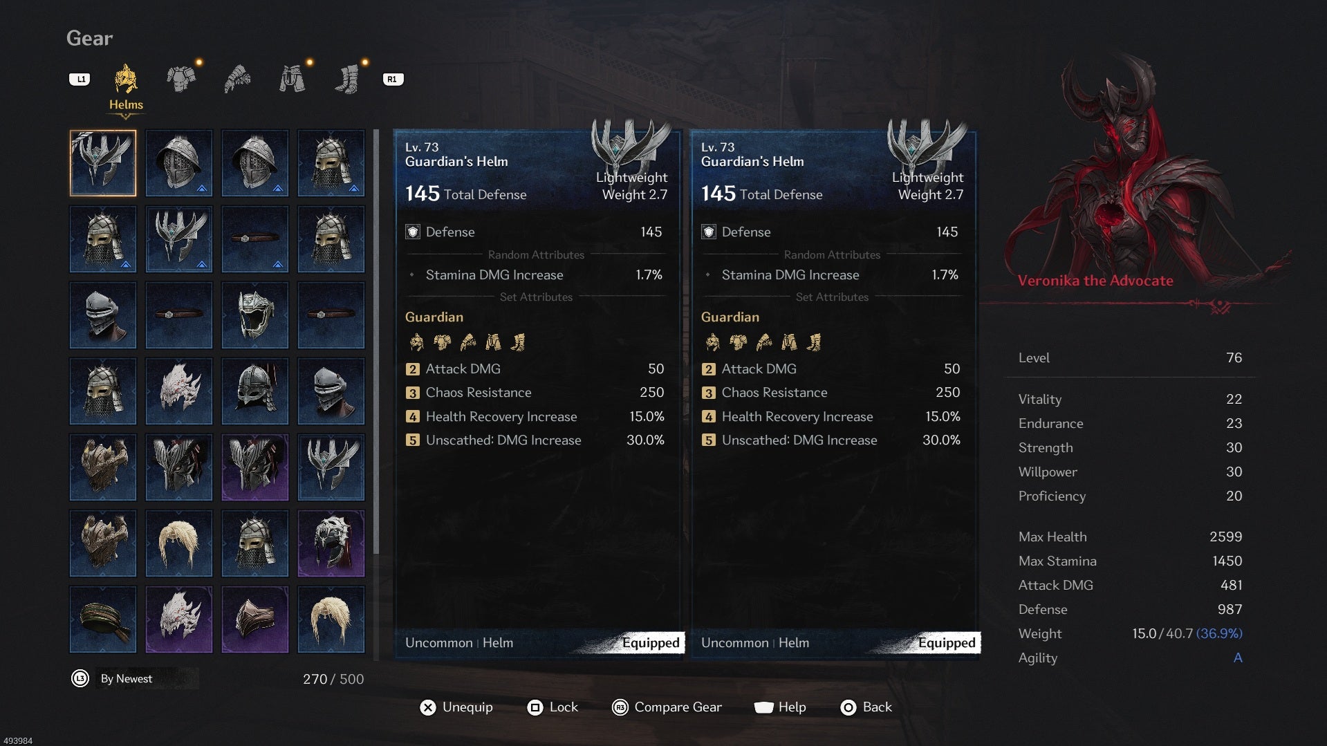 The First Berserker - Khazan gear screen - 3