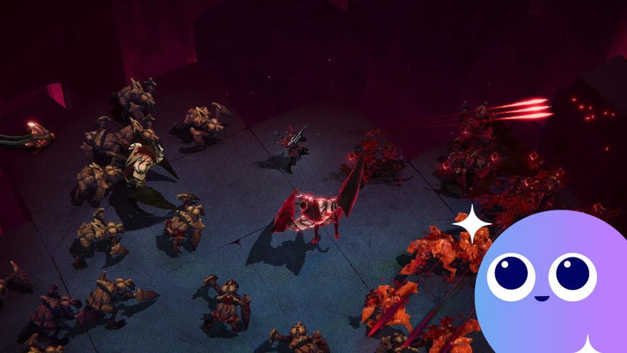 The player faces many enemies in Kill Knight.