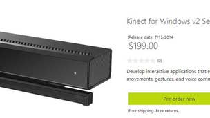 Standalone Xbox One Kinect is expensive for PC