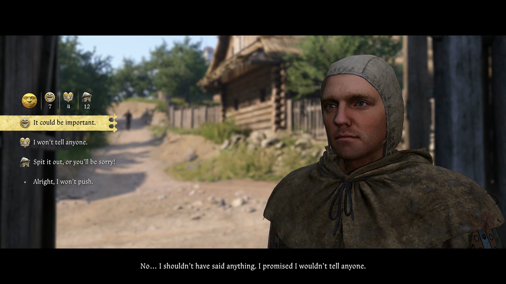 Henry interrogating Dushko during the Bad Blood quest in Kingdom Come Deliverance 2. - 5