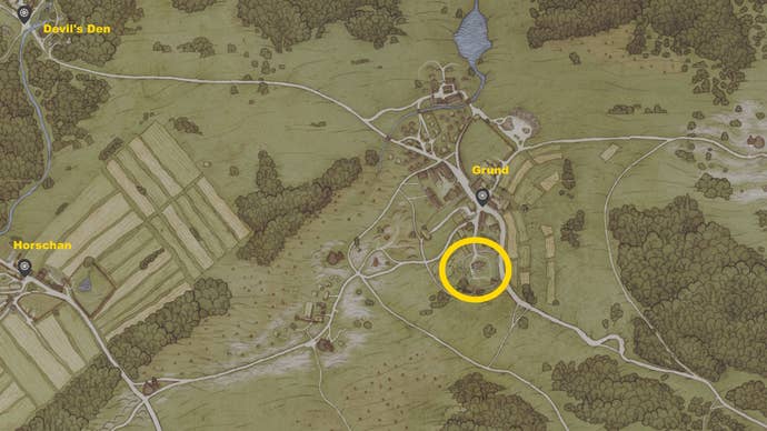 A map showing where to find Bohuta in Kingdom Come Deliverance 2