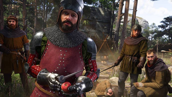 Some medieval lads in Kingdom Come Deliverance 2.