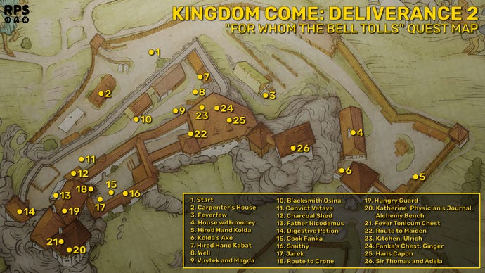KCD2 For Whom The Bell Tolls Walkthrough Rock Paper Shotgun KCD2 For Whom The Bell Tolls Walkthrough Rock Paper Shotgun