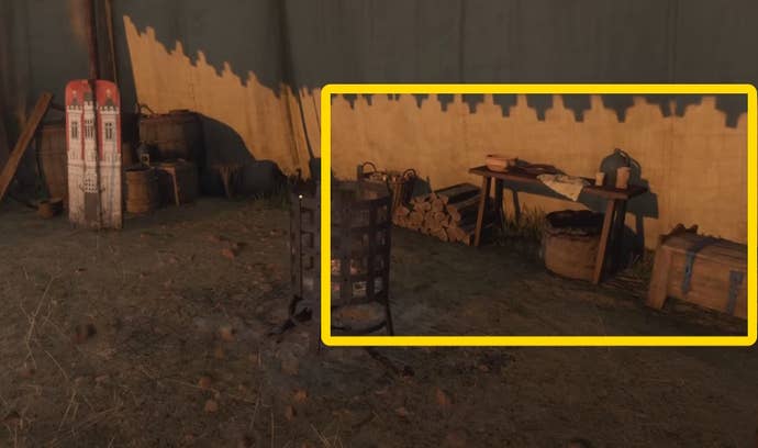 Where to search for evidence in Crow’s tent in in Kingdom Come Deliverance 2’s The Lion’s Den quest