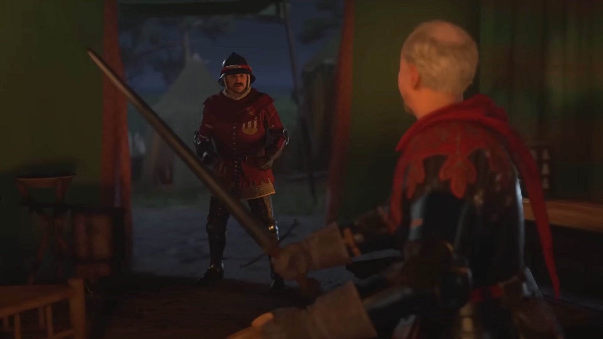Crow announcing a murder in Kingdom Come Deliverance 2's The Lion's Den quest - 8