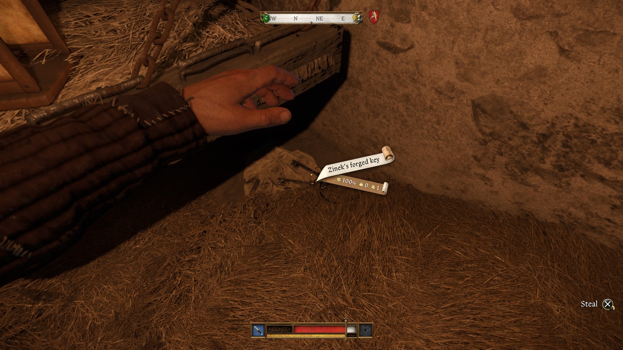 The key to the chest containing the Miller's document in Kingdom Come Deliverance 2. - 5