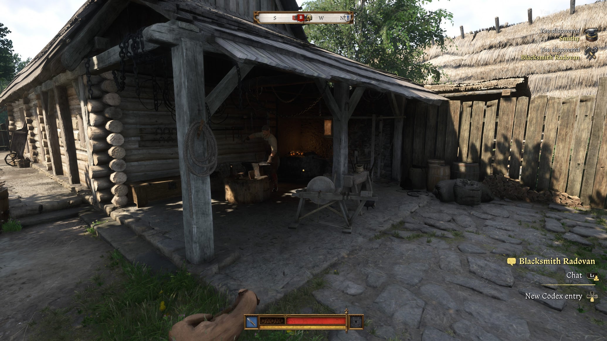 A forge where you can repair weapons in Kingdom Come Deliverance 2. - 1