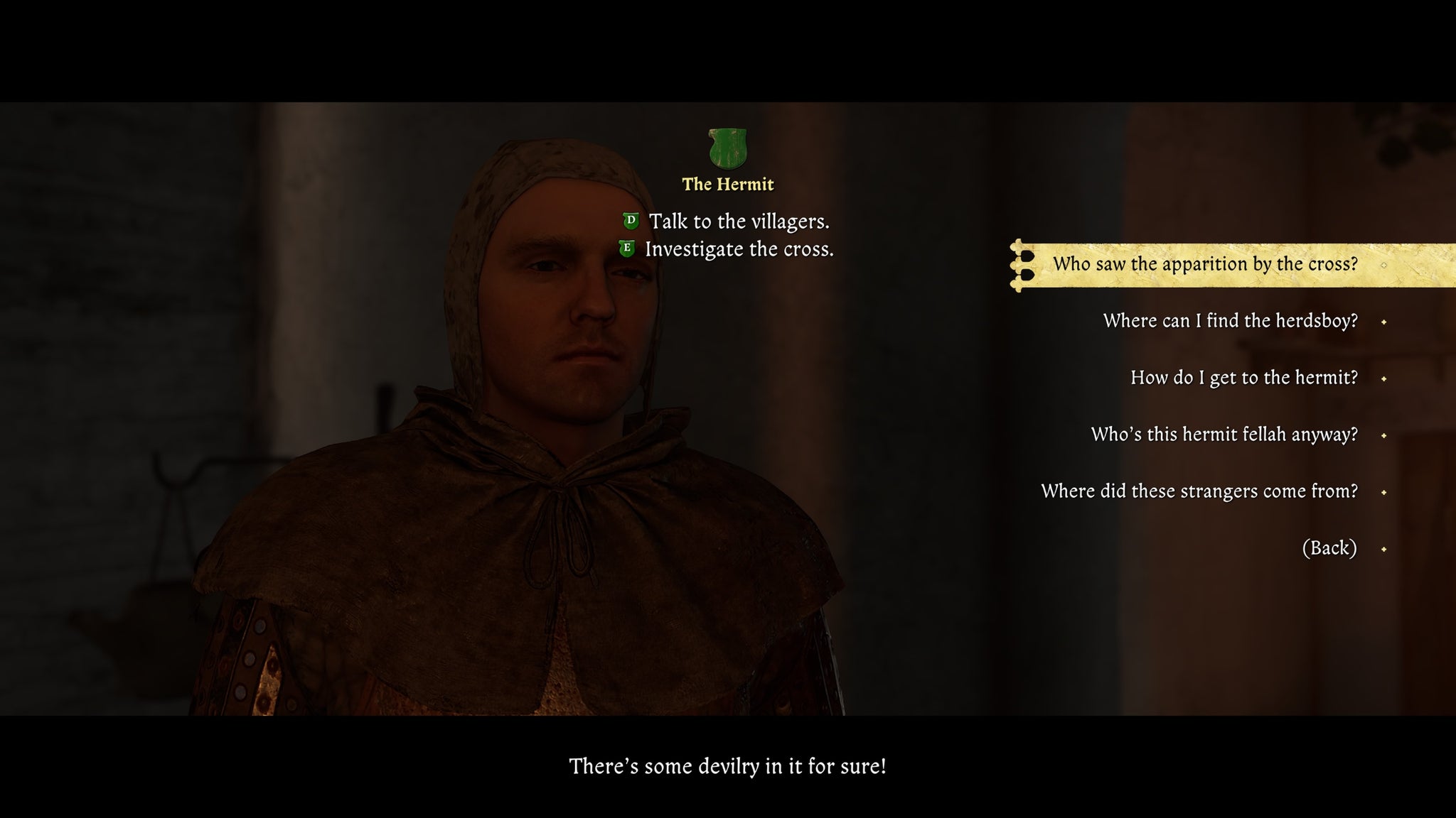 Henry speaking to Betty the innkeeper during The Hermit quest in Kingdom Come Deliverance 2. - 3