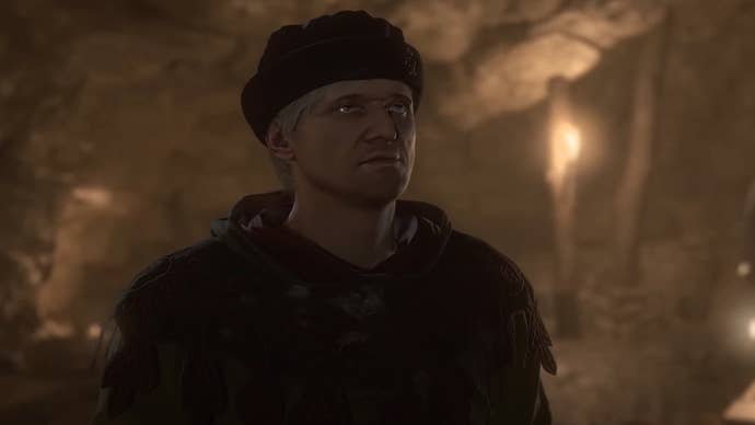 Buresh in the secret mint at the end of Kingdom Come Deliverance 2’s Via Argentum quest