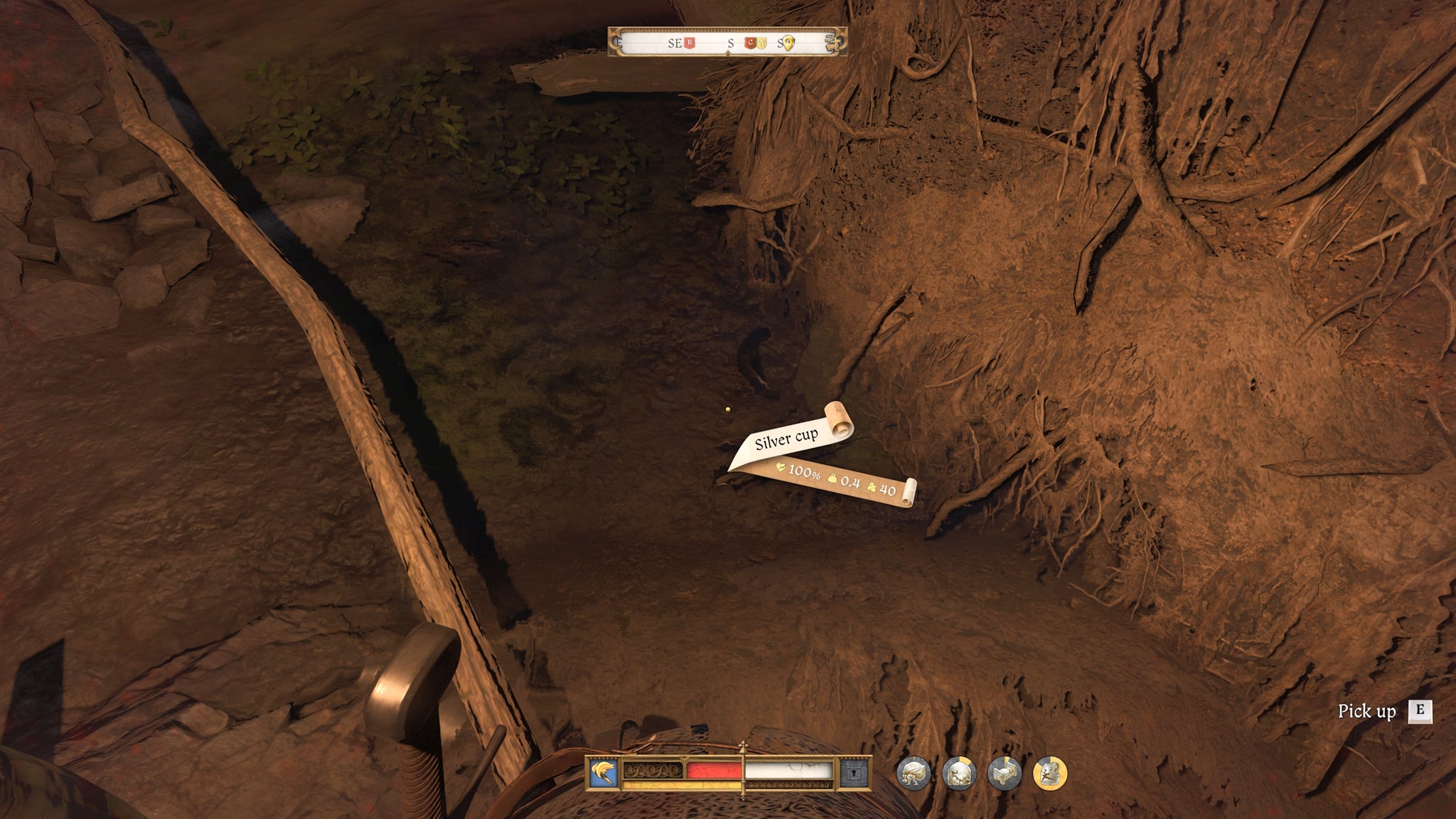 Henry from Kingdom Come Deliverance 2, looking at a silver cup where a treasure chest once was - 5