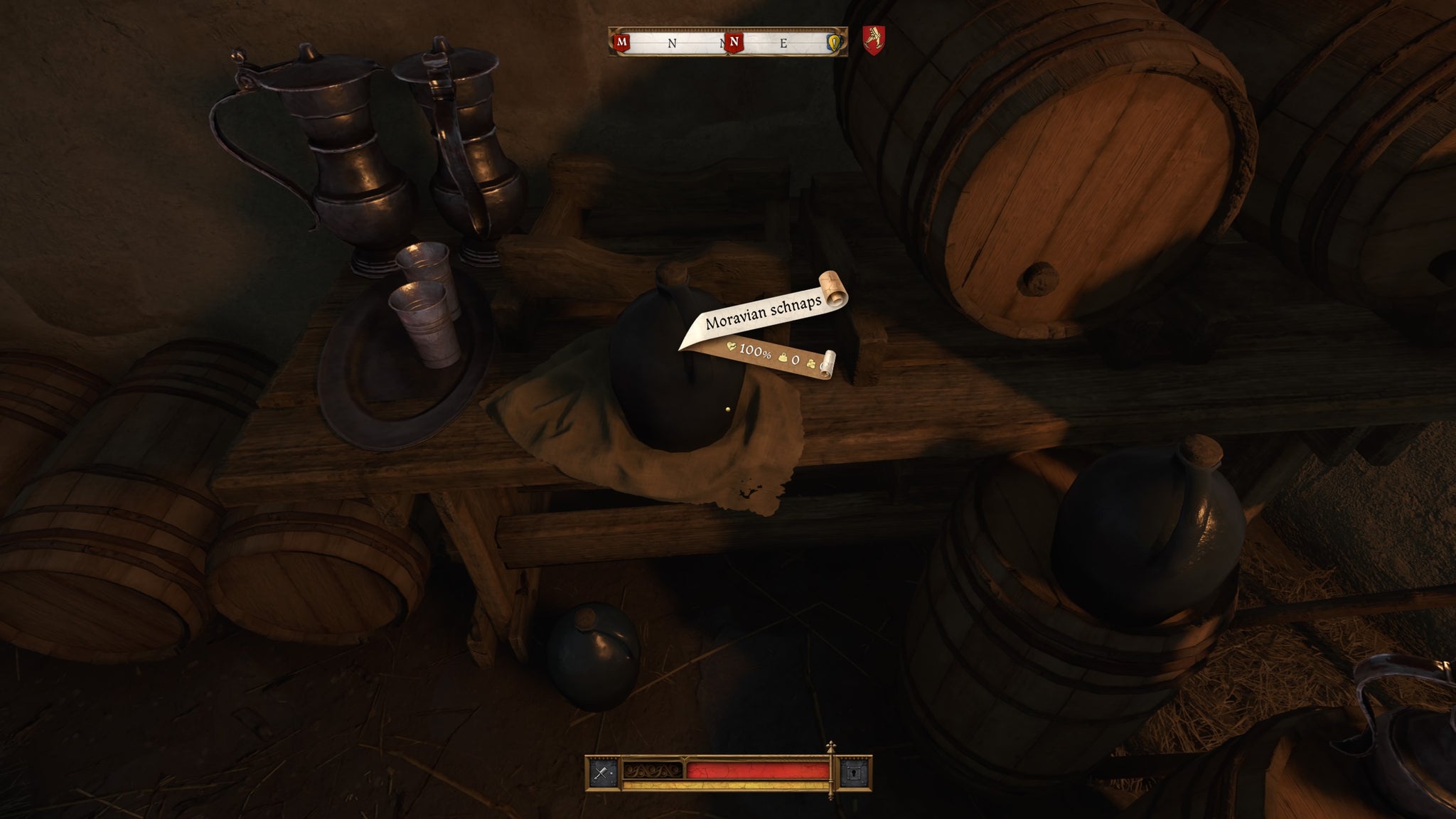 Henry stealing Moravian wine to give to the wedding guests in Kingdom Come Deliverance 2. - 7