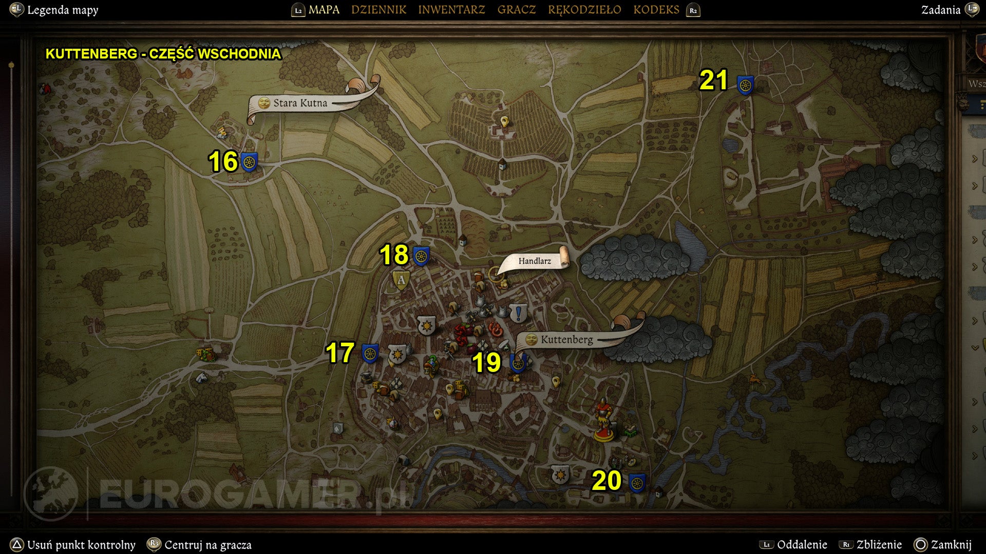 Kingdom Come Deliverance 2 - Kuttenberg: mapa regionu, wszystkie punkty ...