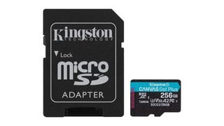 Grab a great deal on this speedy Kingston 256GB Canvas Go Plus micro SD card- now just £17 from Amazon