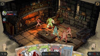 Fantasy fisticuffs in a Knights in Tight Spaces screenshots.