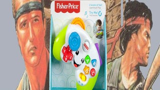 The Famed Konami Code from Contra Works on a New Fisher Price Toy