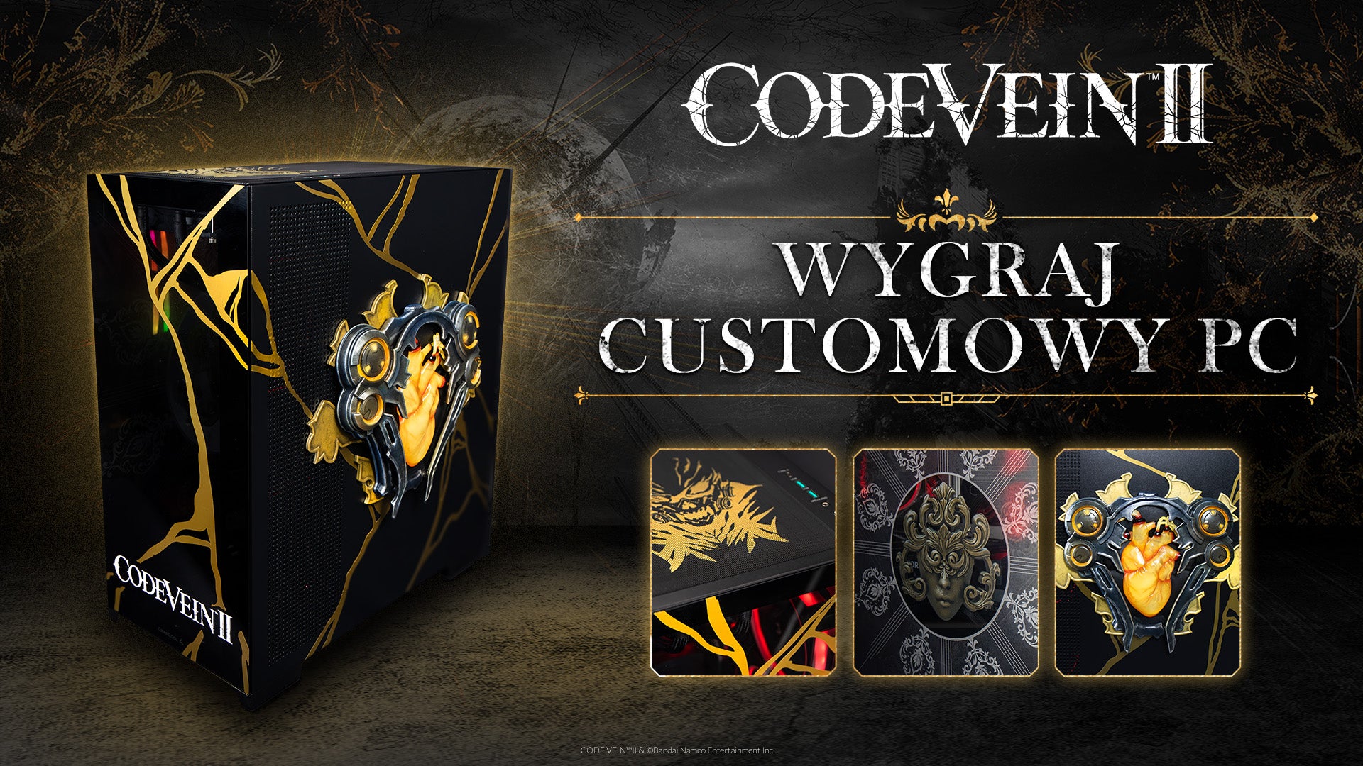 Polski bohater w Code Vein 2 - wygraj customowy komputer do gier w konkursie