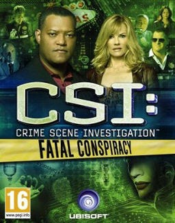Caixa de jogo de CSI Fatal Conspiracy