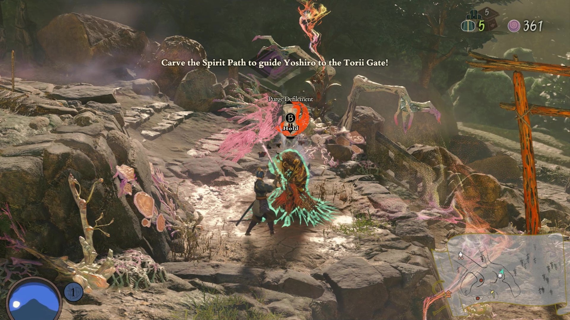 Cleansing defilement to free a captive in Kunitsu-Gami. - 3