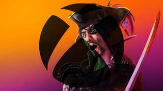 Yakuza pirate peers through the Xbox logo.