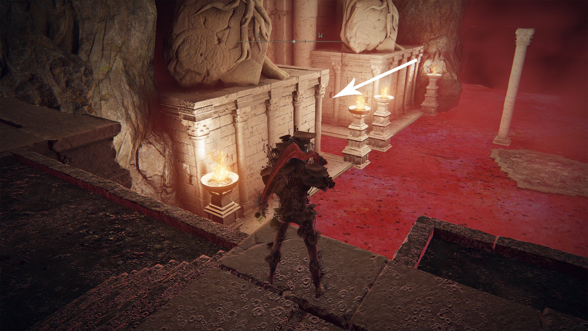 A large building in the Lake of Rot in Elden Ring. - 12