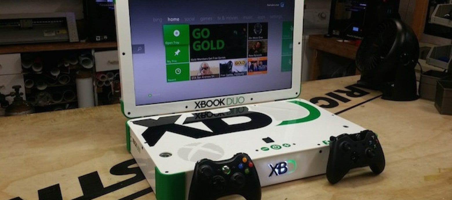 Xbox 360 Xbox One In One Laptop Mod Xbook Duo