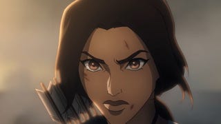 Lara Croft in the Netflix anime
