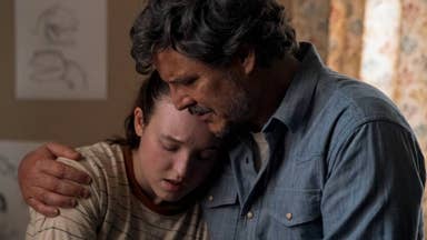 Joel and Ellie in season two of HBO's The Last of Us TV adaptation.