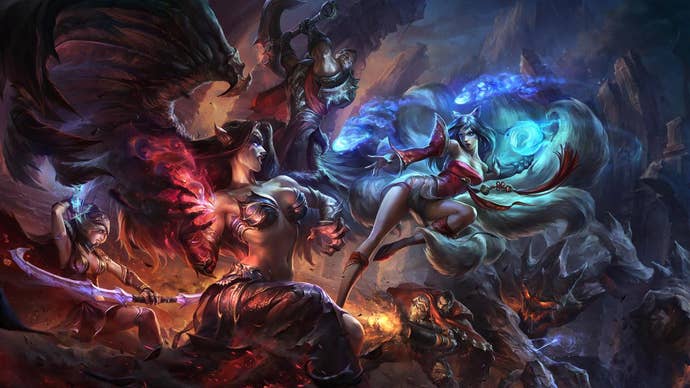 League of Legends game promotional artwork