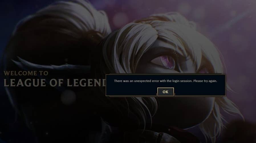 League of Legends - Erro inesperado ao fazer login - O que é e como corrigir?