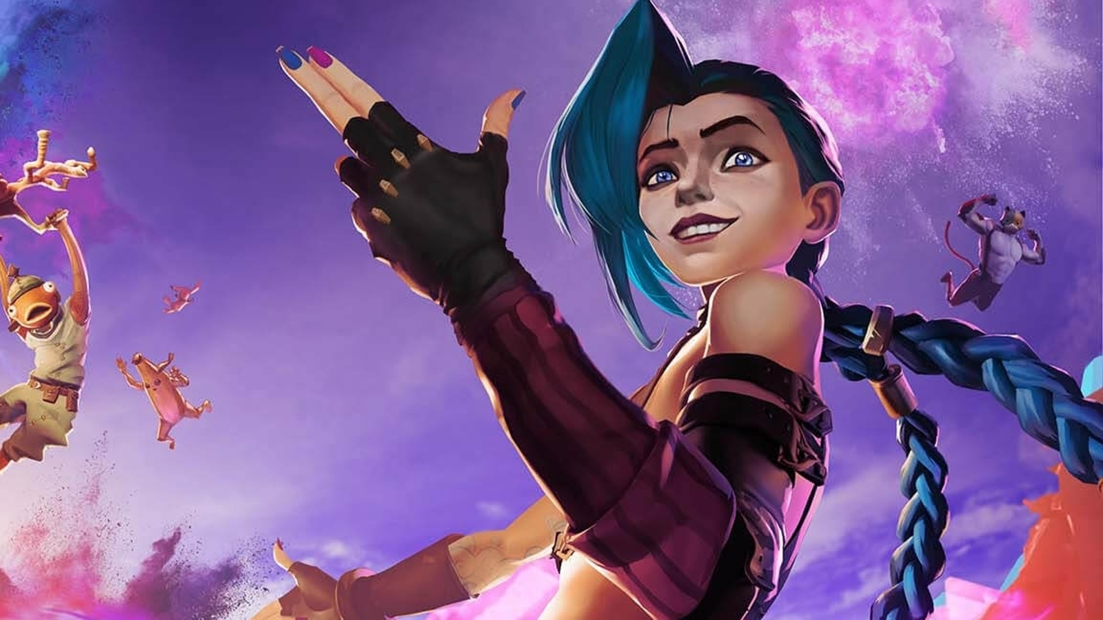 League of Legends' Jinx joins Fortnite ahead of Netflix's animated