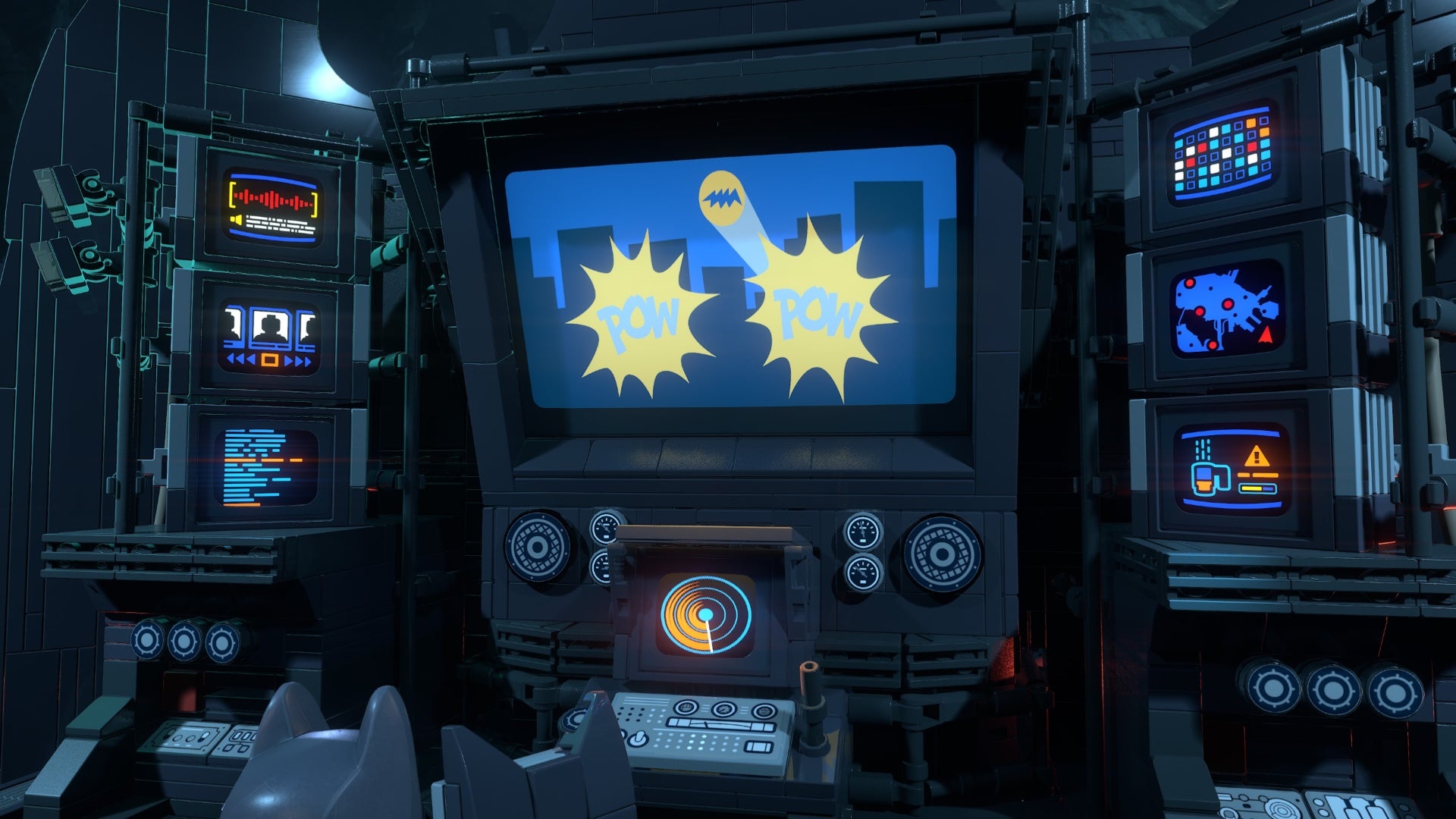 Batcomputer Setup How to customise the Batcomputer in Lego Batman Legacy of the Dark ...