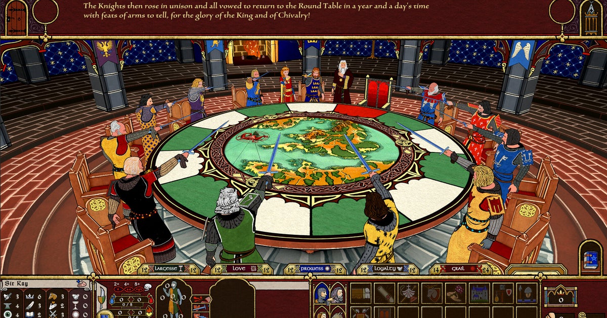 Legends of the Round Table is an obsessively chivalric turn-based RPG with the atmosphere of an actual jousting tournament Legends of the Round Table is an obsessively chivalric turn-based RPG with the atmosphere of an actual jousting tournament