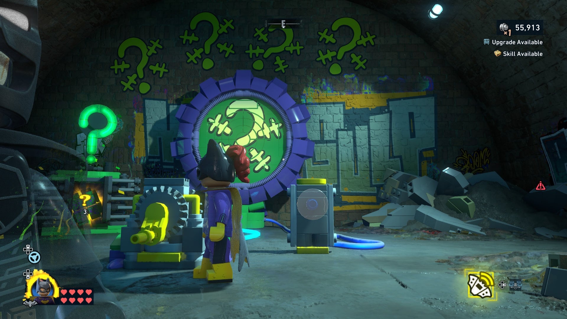 Cauldron South Riddler puzzle solutions in Lego Batman Legacy of the ...