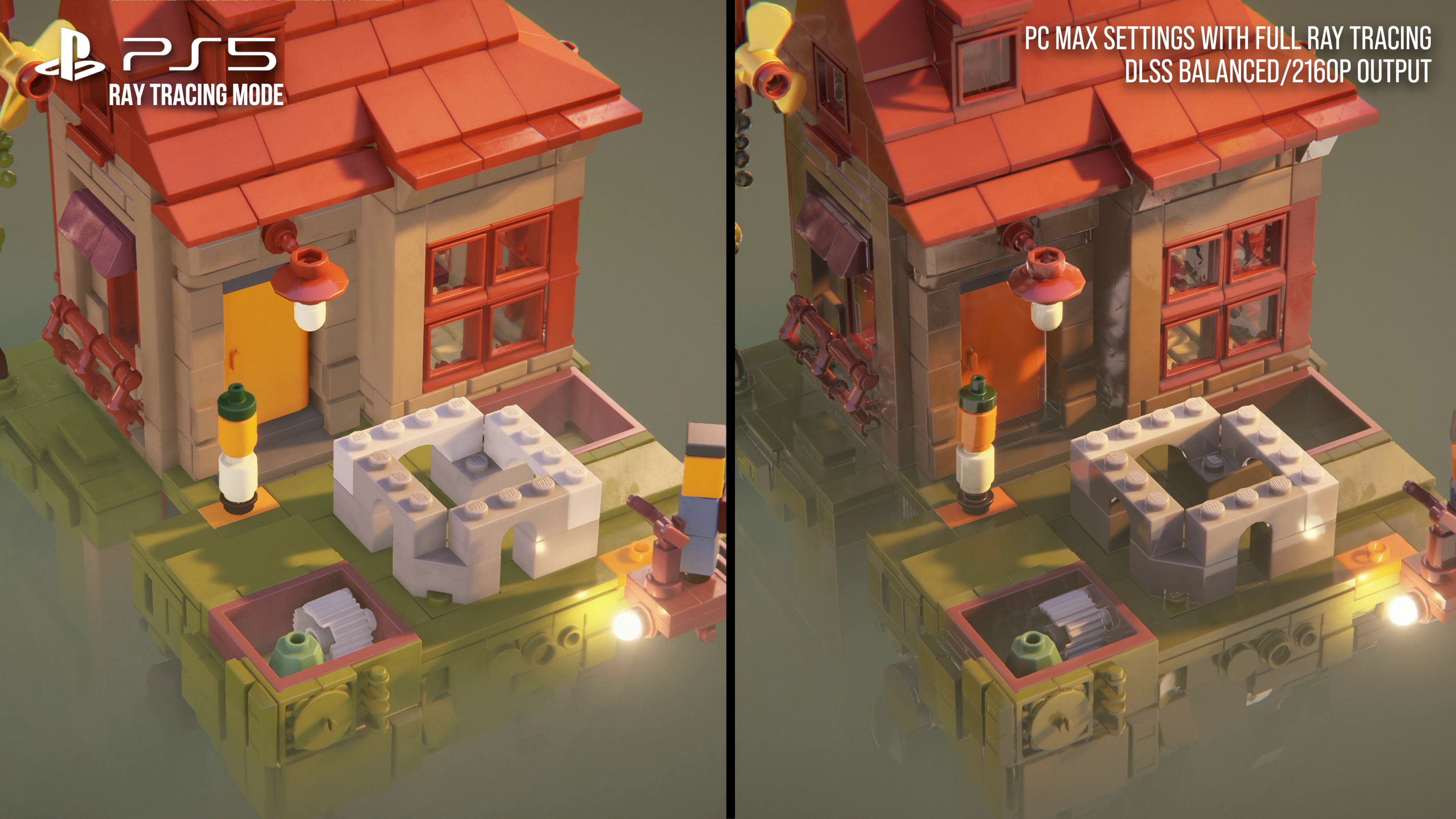 lego a builder&rsquo;s journey screenshot comparison digital foundry