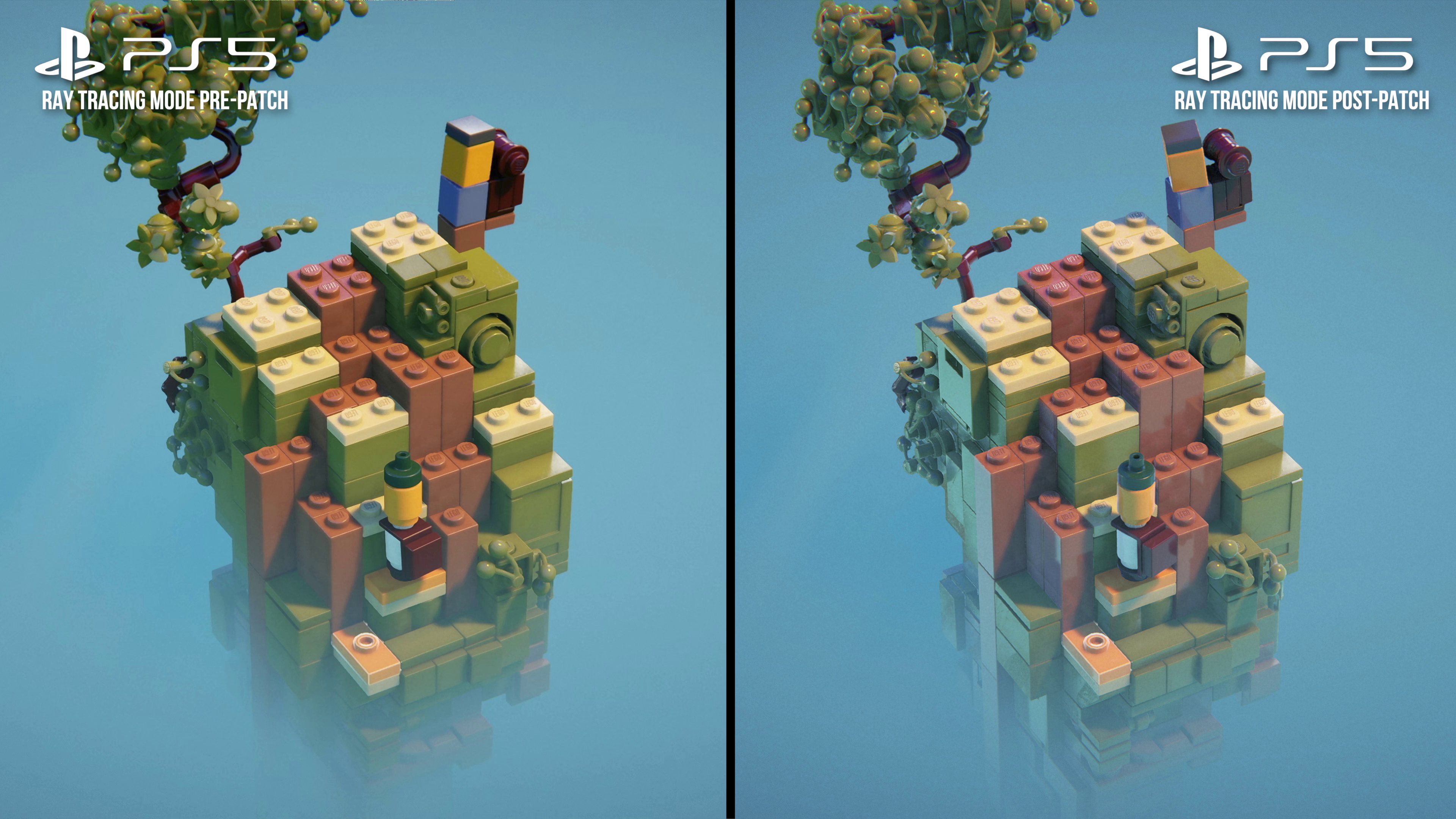 lego a builder&rsquo;s journey screenshot comparison digital foundry