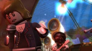 LEGO Rock Band details include rock-themed challenges